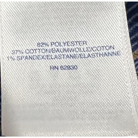 Lands End Dress Womens Plus 1X Tee Shirt Shift Striped Pockets Coastal Nautical - Picture 10 of 10